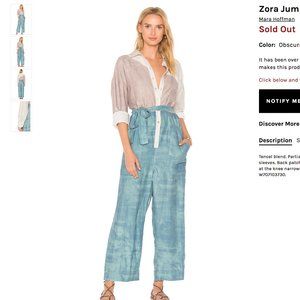 ⭐️Mara Hoffman Zora Jumpsuit ⭐️